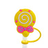 Straw Mouthpiece Silicone Dust Plug Decorative Buckle Clip Personalized Letter Label for Tumblers